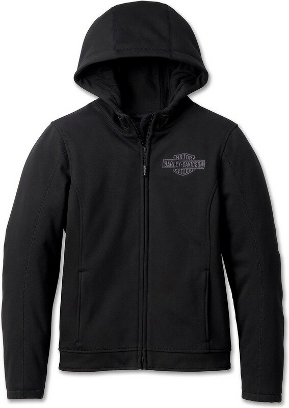 Harley-Davidson Shirt Jacket-Deflector-Hooded- Black | 98112-23EW