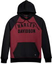 Harley-Davidson Hoodie-Knit- Colorblocked ? Tawny Port | 96296-23VM