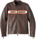 Harley-Davidson Men'S Victory Lane Ii Leather Jacket- Java | 98001-23EM