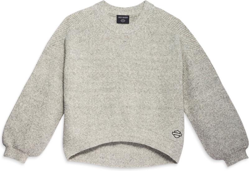 Harley-Davidson Sweater-Knit- Light Grey Marl | 96426-23VW