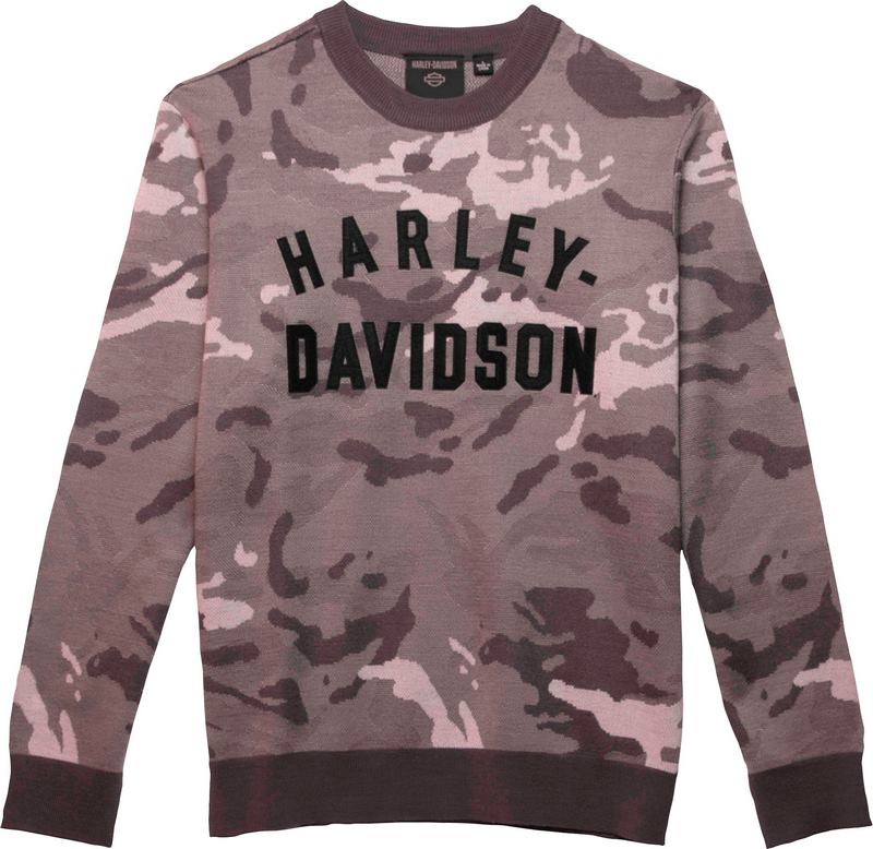 Harley-Davidson Sweater-Knit- Camo/Grey | 96310-23VM
