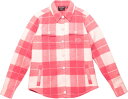 Harley-Davidson Women'S Onwards Shirt Jacket- Yarn Dyed Plaid-Ash Rose | 96428-23VW