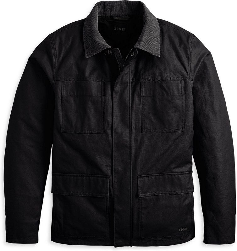 Harley-Davidson Men'S Mesa Hd Adv Waxed Motorcycle Jacket- Black Beauty | 98163-23VM