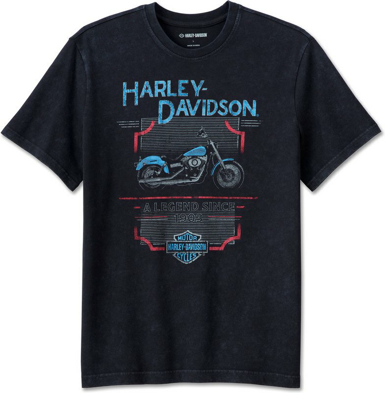 Harley-Davidson Men'S Hardwired Tee- Black Beauty | 96799-23VM