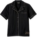 Harley-Davidson Women'S Club Crew Contrast Piping Shirt- Black Beauty | 96753-23...