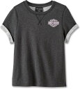 Harley-Davidson Pullover-Knit- Black Beauty Heather | 96895-23VW