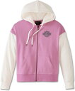Harley-Davidson Hoodie-Knit- Colorblock-Design-Lavender Herb | 97452-23VW