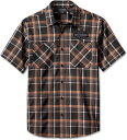 Harley-Davidson Shirt-Woven- Natural Plaid | 96621-23VM