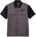 Harley-Davidson Shirt-Woven- Blackened Pearl | 96622-23VM