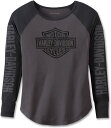 Harley-Davidson Top-Knit- Colorblock-Design-Blackened Pearl | 97454-23VW