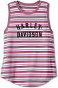 Harley-Davidson Tank-Knit- Yarn Dyed Stripe-Lavender Herb | 97501-23VW