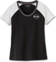 Harley-Davidson Tee-Knit- Colorblock-Design-Black Beauty | 97475-23VW