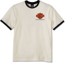 Harley-Davidson Men'S 120Th Anniversary Ringer Tee- Cloud Dancer | 97547-23VM