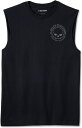 Harley-Davidson Men'S Willie G Skull Muscle Tee- Black Beauty | 99052-24VM