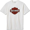 Harley-Davidson Men'S Bar & Shield Tee- White | 99080-24VM