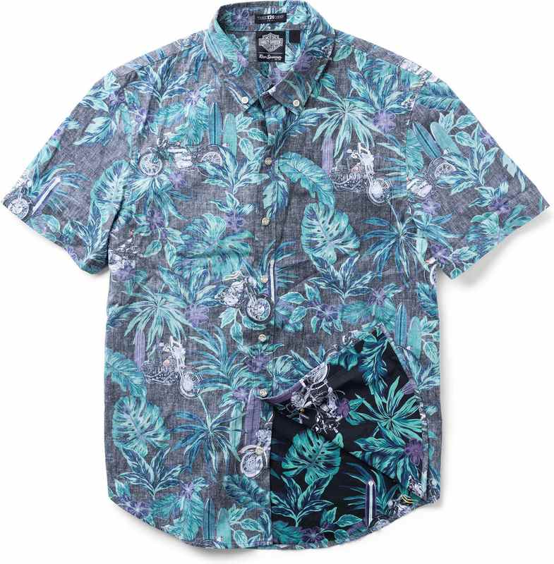 Harley-Davidson Reyn Spooner Hawaiian Shirt- Black | 96914-23VM