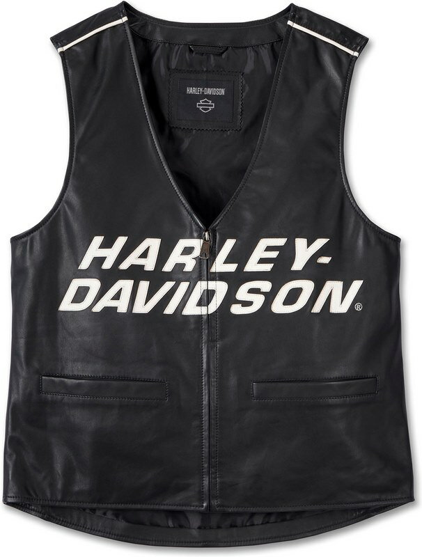 Harley-Davidson Vest-Leather- Black Beauty | 970