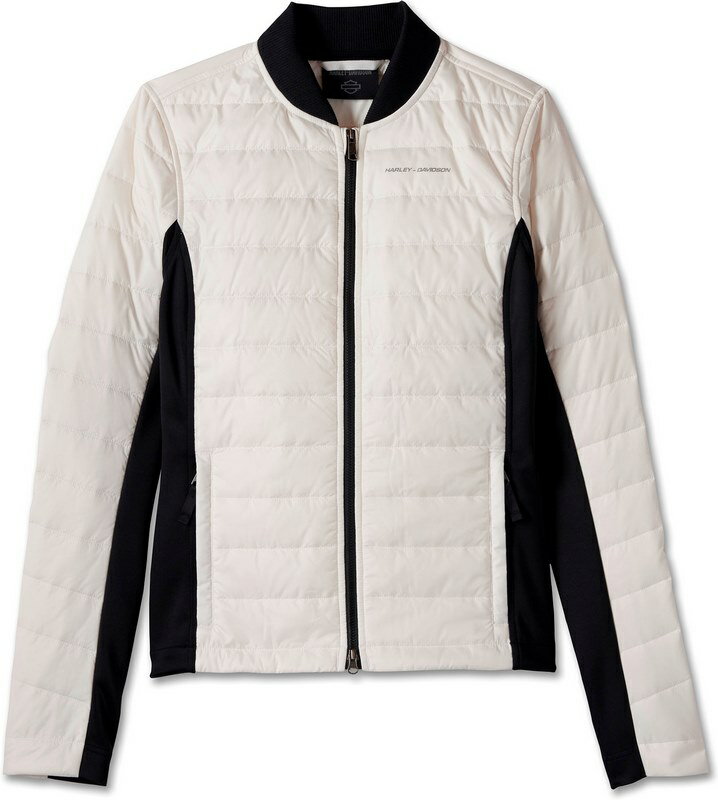 Harley-Davidson Mid Layer-Lightweight-Textile- Cloud Dancer/Black Beauty | 98152-24VW