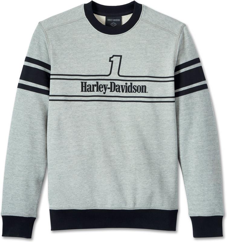 Harley-Davidson Sweatshirt-Knit- Charcoal Grey Heather | 96016-24VM