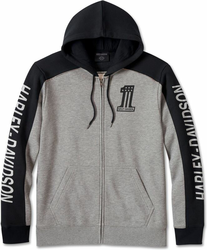 Harley-Davidson Hoodie-Knit- Medium Grey Heather | 96023-24VM