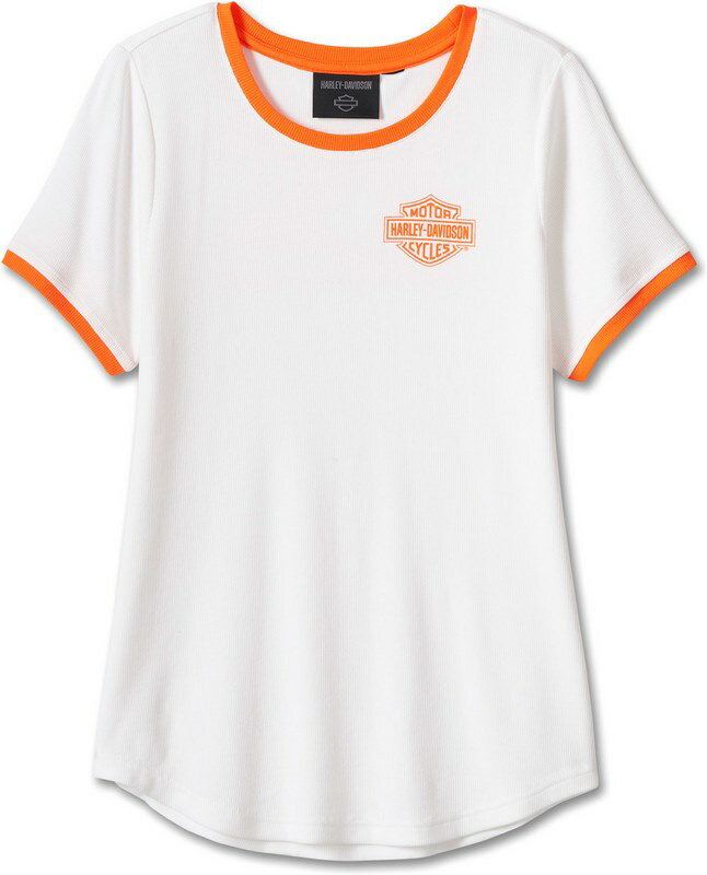 Harley-Davidson Tee-Knit- Bright White | 96117-24VW