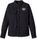Harley-Davidson Shirt Jacket-Woven- Black Beauty | 96164-24VW