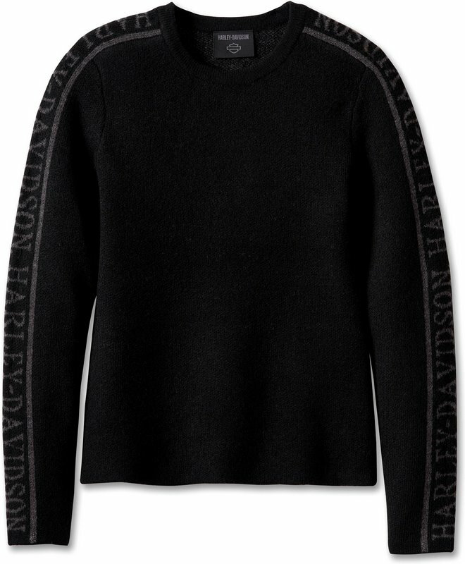 Harley-Davidson Sweater-Knit- Black Beauty | 96247-24VW