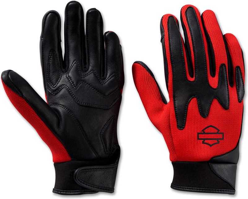 Harley-Davidson Gloves-Dyna-Textile- High Risk Red | 98182-24VW