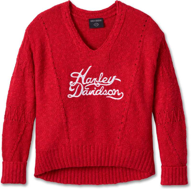 Harley-Davidson Sweater-Knit- Chili Pepper | 96252-24VW