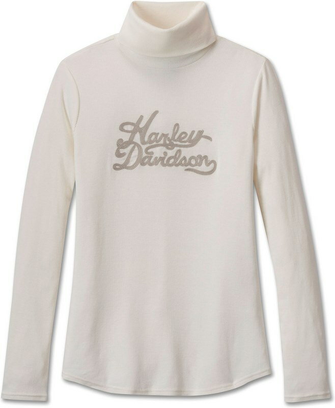 Harley-Davidson Turtleneck-Knit- Cloud Dancer | 96263-24VW