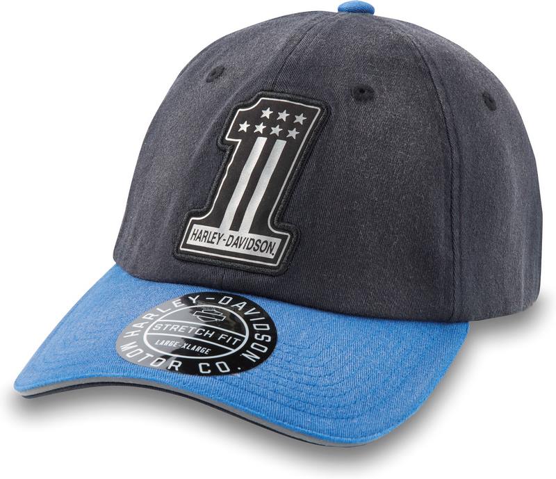 Harley-Davidson Hat-Woven- Black Beauty/True Blue | 97617-24VM
