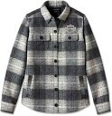 Harley-Davidson Shirt Jacket-Knit- Yarn Dyed Plaid-Black Beauty | 96265-24VW