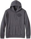 Harley-Davidson Men'S Bar & Shield 3D Hoodie- Blackened Pearl | 96013-24VM