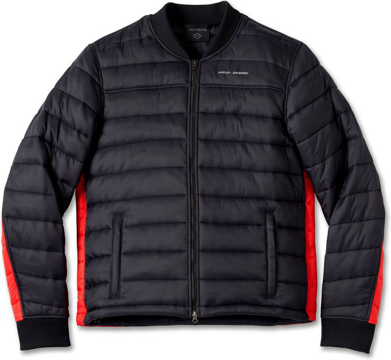 Harley-Davidson Men'S H-D Flex Layering System Heavy Insulated Mid Layer- Black ...