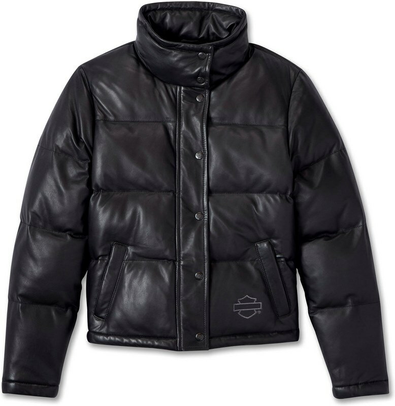 Harley-Davidson Jacket-Leather- Black leather | 97012-24VW