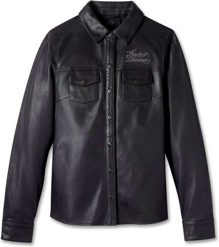 Harley-Davidson Jacket-Leather- Black | 97013-24VW