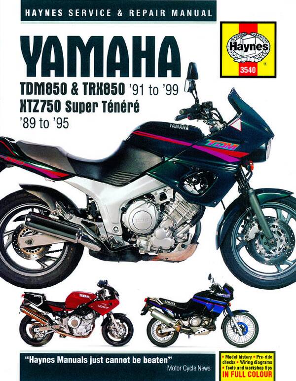 HAYNES (SB) YAMAHA TDM850 TRX85