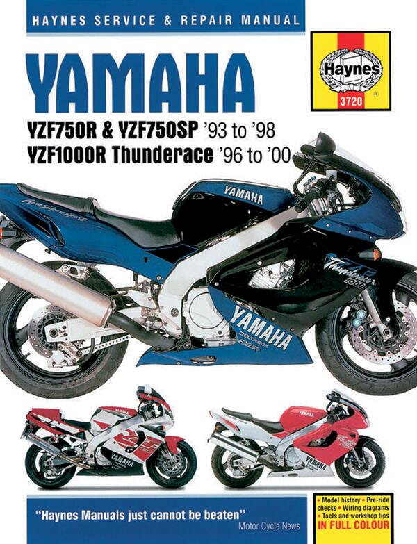 HAYNES MANUAL YZF750R/SP