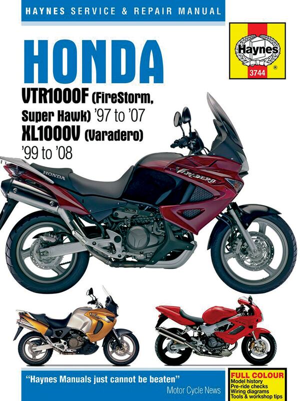HAYNES MANUAL VTR1000F SUPR HAWK