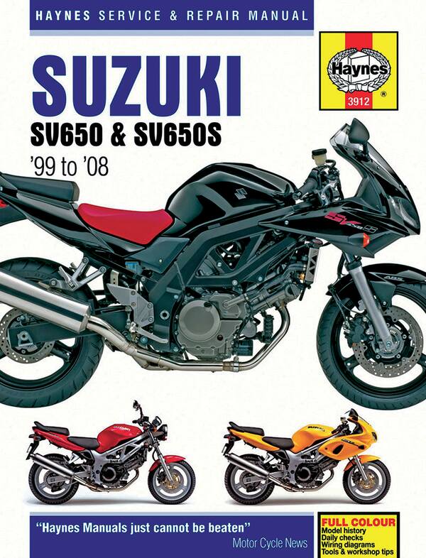 HAYNES MANUAL SUZ SV650