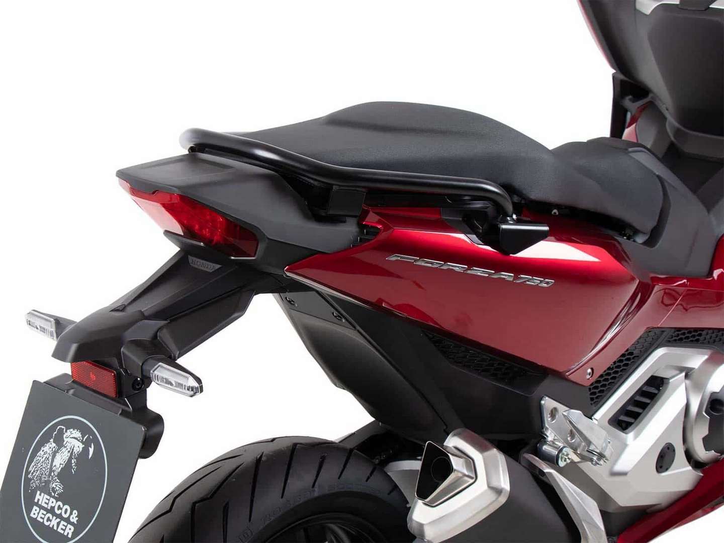 Hepco and Becker / ヘプコアンドベッカー Pillion seat grab rail ブラック for Honda Forza 750 (2021-) | 42199528 00 01