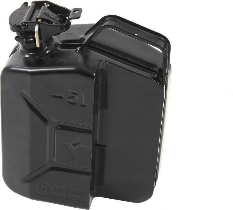 ヘプコ＆ベッカー キャニスター 4 ltr. ホルダー付 左 カットアウト ブラック Harley-Davidson Sports