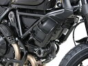 ヘプコ&ベッカー ラジエータープロテクション 左右セット - ブラック Ducati スクランブラー