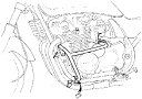 ヘプコ&ベッカー エンジンプロテクションバー クロム Kawasaki Zephyr 750 | 501203 00 02