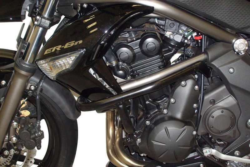 ヘプコ＆ベッカー エンジンプロテクションバー ブラック Kawasaki ER-6n 2009-2011 | 5012507 00 01