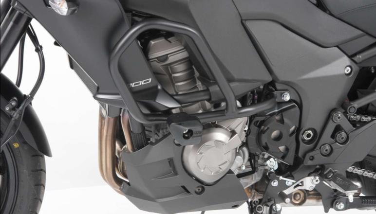 ヘプコ＆ベッカー エンジンプロテクションバー - ブラック Kawasaki Versys 1000 (2015-2018) | 5012523 00