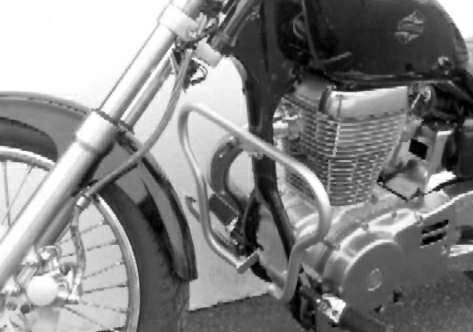 ヘプコ＆ベッカー エンジンプロテクションバー クロム Suzuki LS 650 | 501302 00 02