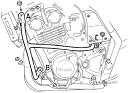 ヘプコ&ベッカー エンジンプロテクションバー ブラック Yamaha FZS 600 Fazer | 501413 00 01