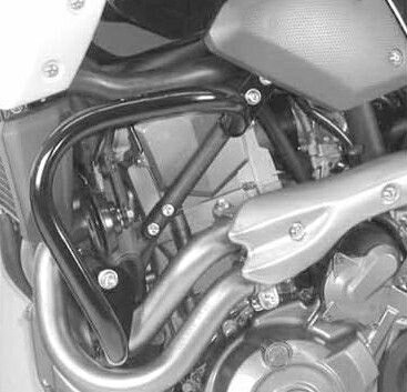 ヘプコ＆ベッカー エンジンプロテクションバー ブラック Yamaha MT-03 2006-2013 | 501419 00 01