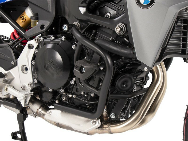 ヘプコ＆ベッカー エンジンプロテクションバー プロテクションパッド付 - ブラック BMW F 900 R